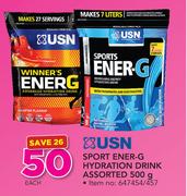USN Sport Ener-G Hydration Drink Assorted-500g Each
