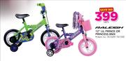 Raleigh 12" Lil Prince Or Princess BMX-Each
