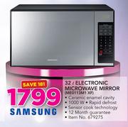 Samsung 32ltr Electronic Mirror Microwave ME0113M1 XF