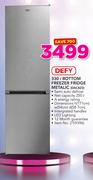 Defy 330ltr Metallic Bottom Freezer Fridge DAC423 