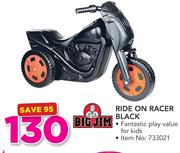 Big Jim Ride On Black Racer