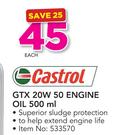 Castrol GTX 20W 50 Engine Oil-500ml