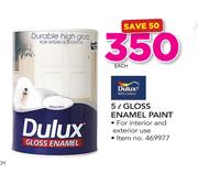 Dulux 5ltr Gloss Enamel Paint-Each