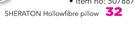 Sheraton Hollowfibre Pillow