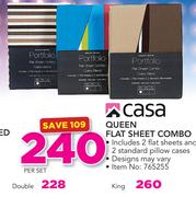 Case Double Flat Sheet Combo-Per Set