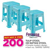 Formosa Tulip Stool Or Rattan Stool-For Any 4