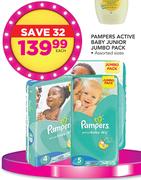 Pampers Active Baby Junior Jumbo Pack-Each