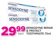 Sensodyne Repair & Protect Toothpaste-75ml Each