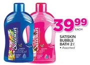 Satiskin Bubble Bath-2Ltr Each
