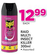 Raid Multi Insect Killer-300ml Each