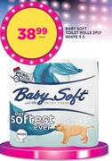 Baby Soft Toilet Rolls 2Ply White 9’s-Each