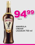 Amarula Cream Liqueur-750ml Each