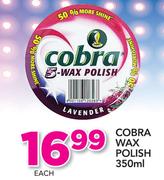 Cobra Wax Polish-350ml Each
