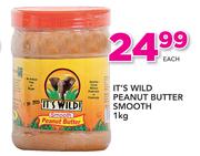 IT’S Wild Peanut Butter Smooth-1kg Each