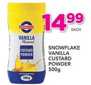 Snowflake Vanilla Custard Powder-500g Each