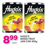 Hugo’s Mixed Fruit Jam Can-450g Each
