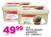 Ola Rich N Creamy Ice-Cream-2Ltr Each