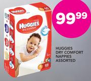 Huggies Dry Comfort Nappies Assorted