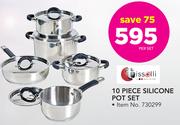 Tissolli 10 Piece Silicon Pot Set-Per Set