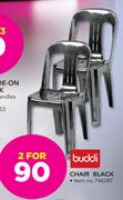 Buddi Chair Black-For 2