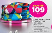 Double Or Queen Comforters-Each