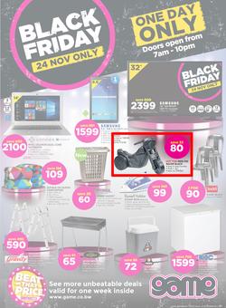 Game Botswana : Black Friday (24 Nov 2017), page 1