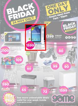 Game Botswana : Black Friday (24 Nov 2017), page 1