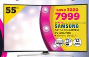 Samsung 55" UHD Curved TV 55MU7350