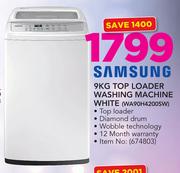 Samsung 9Kg Top Loader Washing Machine White WA90H4200SW
