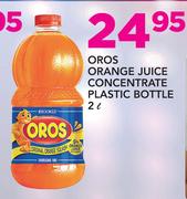 Oros Orange Juice Concentrate Plastic Bottle-2Ltr