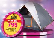 Campmaster Dome Tent 420 4 Sleeper