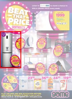 Game Botswana : Beat That Price (23 Nov - 29 Nov 2017), page 1