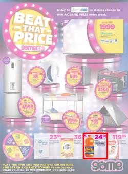 Game Botswana : Beat That Price (23 Nov - 29 Nov 2017), page 1