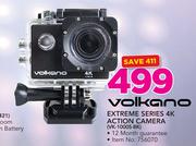 Volkano Extreme Series 4K Action Camera VK-10005-BK