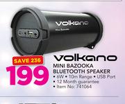 Volkano Mini Bazooka Bluetooth Speaker