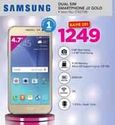 Samsung Dual Sim Smartphone J2 Gold