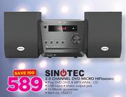 Sinotec 2.0 Channel DVD Micro HiFi MD001