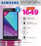 Samsung Dual Sim Smartphone Galaxy Grand Prime Plus