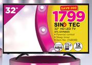 Sinotec 32" HD LED TV STL-32VN86D