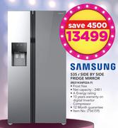 Samsung 535Ltr Side By Side Fridge Mirror RS51K54F02A F