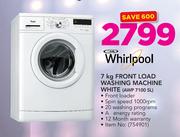 Whirlpool 7Kg Front Load Washing Machine White AWP 7100 SL