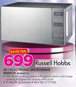Russell Hobbs 20Ltr Electronic Microwave Mirror RHEM21L