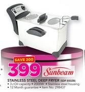 Sunbeam Stainless Steel Deep Fryer SDF-8502B