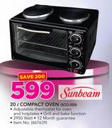 Sunbeam 20Ltr Compact Oven SCO-200