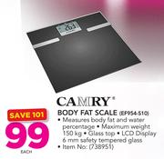 Camry Body Fat Scale EF954-S10