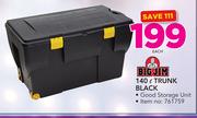 Big Jim 140Ltr Trunk Black-Each