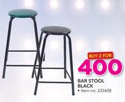 Bar Stool Black-For 2