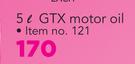Castrol GTX Motor Oil-5Ltr Each
