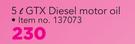 Castrol GTX Diesel Motor Oil-5Ltr Each
