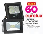 Eurolux 10W LED Floodlight Without Senso-Each